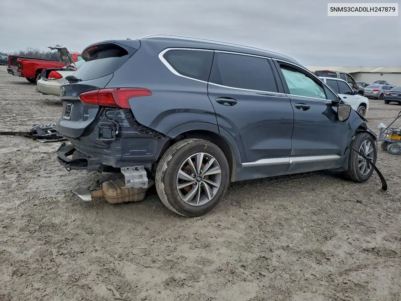 5NMS3CAD0LH247879 2020 Hyundai Santa Fe Sel