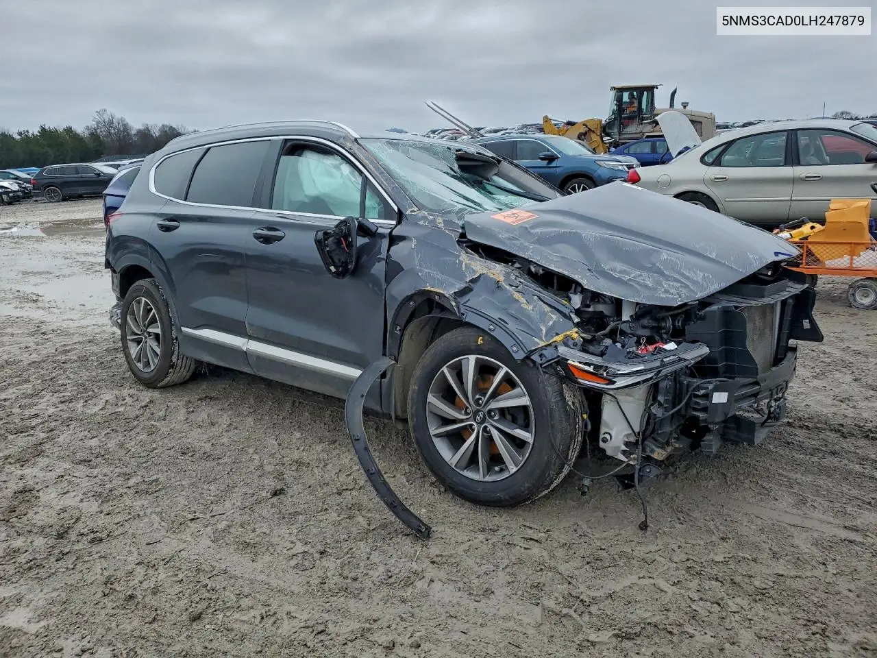 5NMS3CAD0LH247879 2020 Hyundai Santa Fe Sel