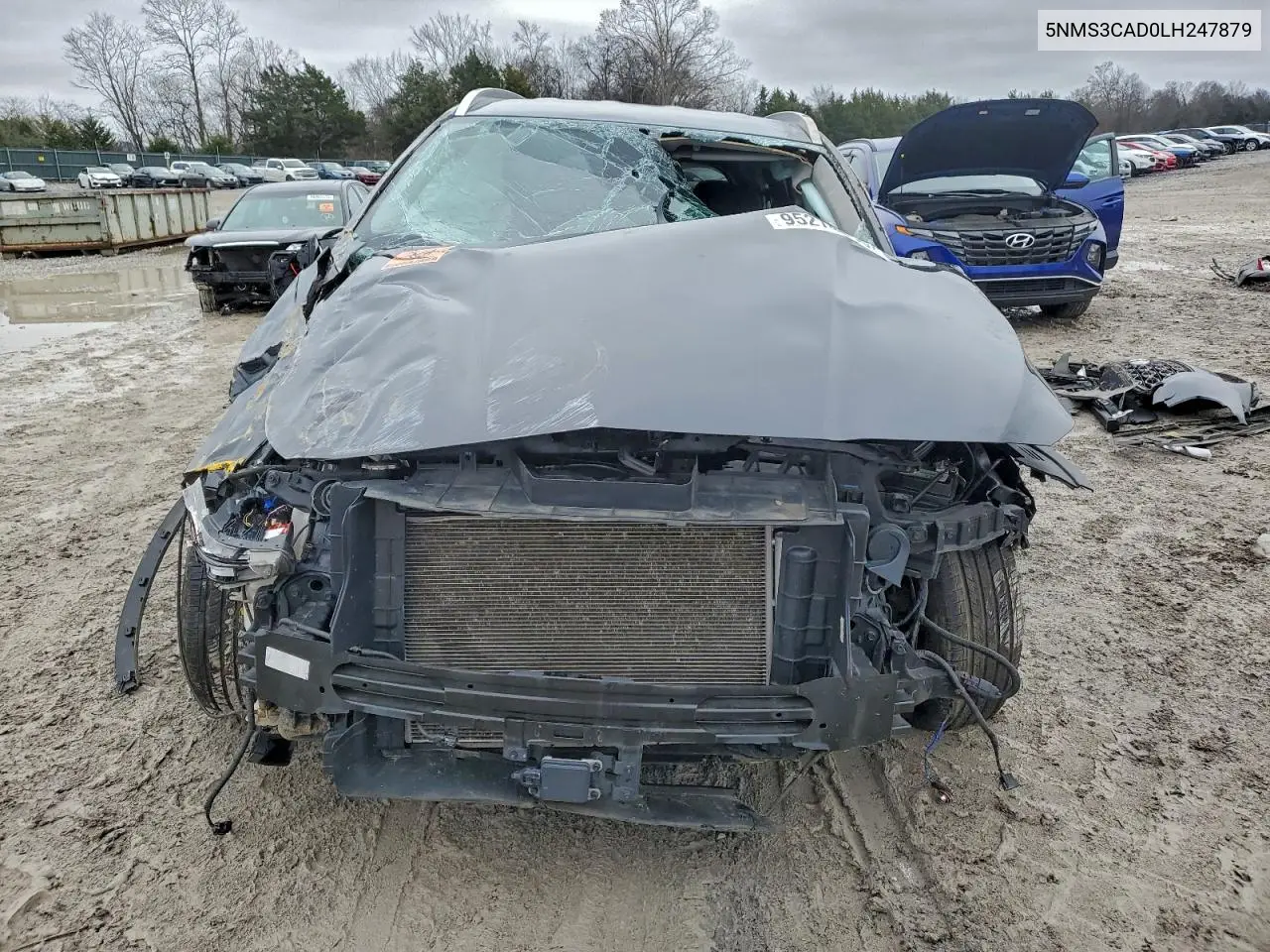 5NMS3CAD0LH247879 2020 Hyundai Santa Fe Sel