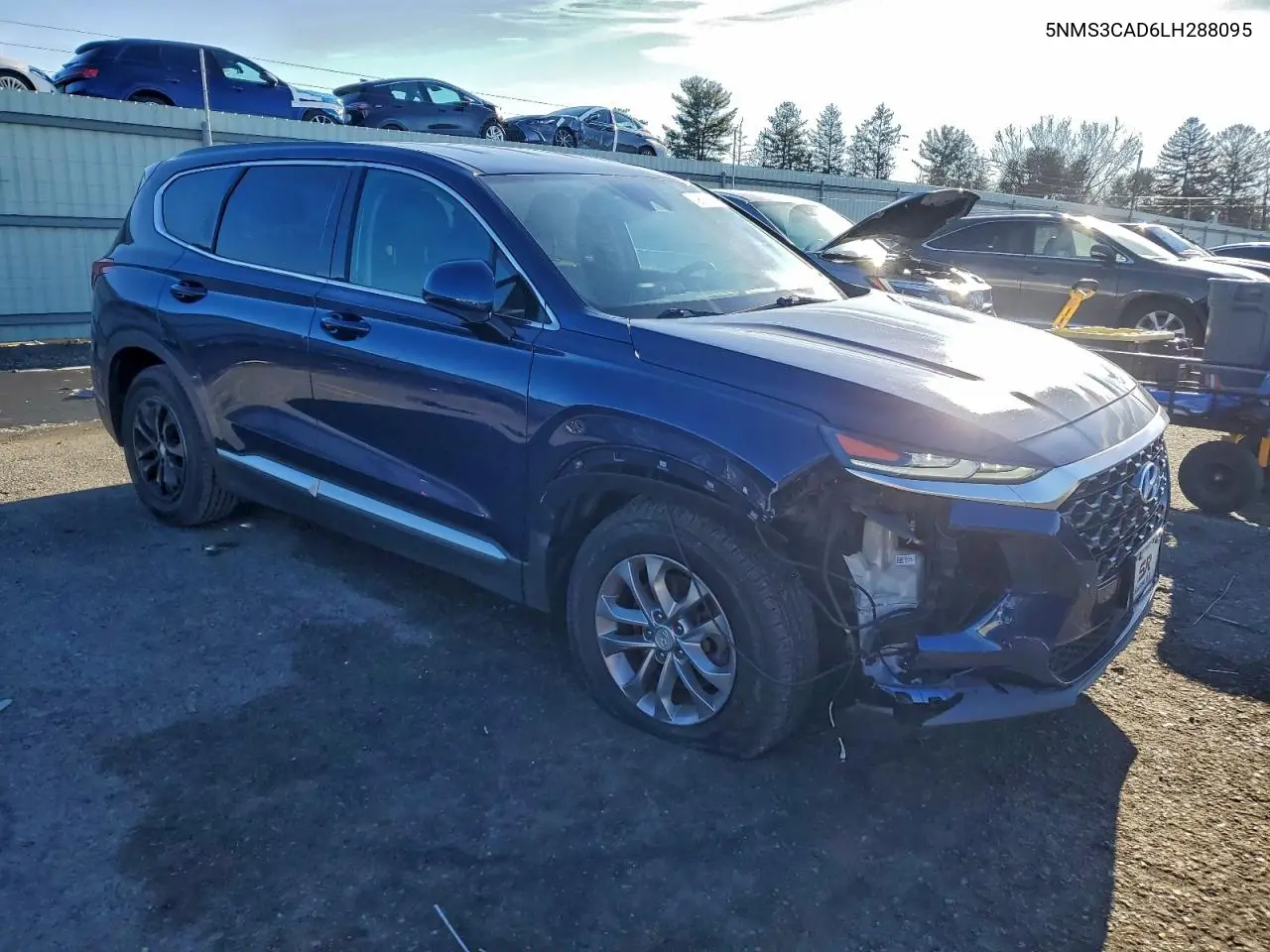 5NMS3CAD6LH288095 2020 Hyundai Santa Fe Sel