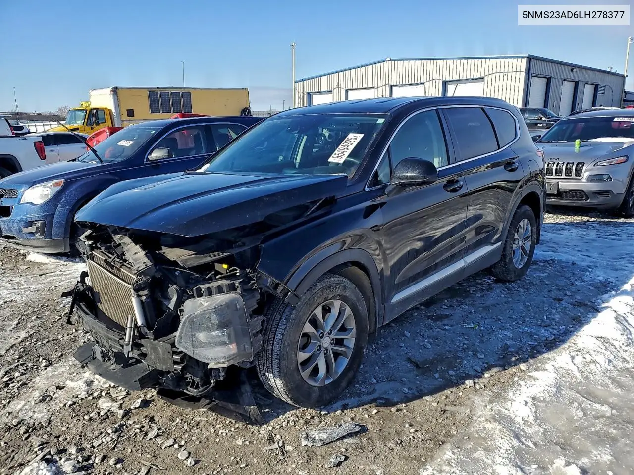 5NMS23AD6LH278377 2020 Hyundai Santa Fe Se