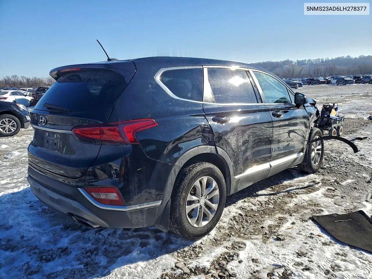 5NMS23AD6LH278377 2020 Hyundai Santa Fe Se