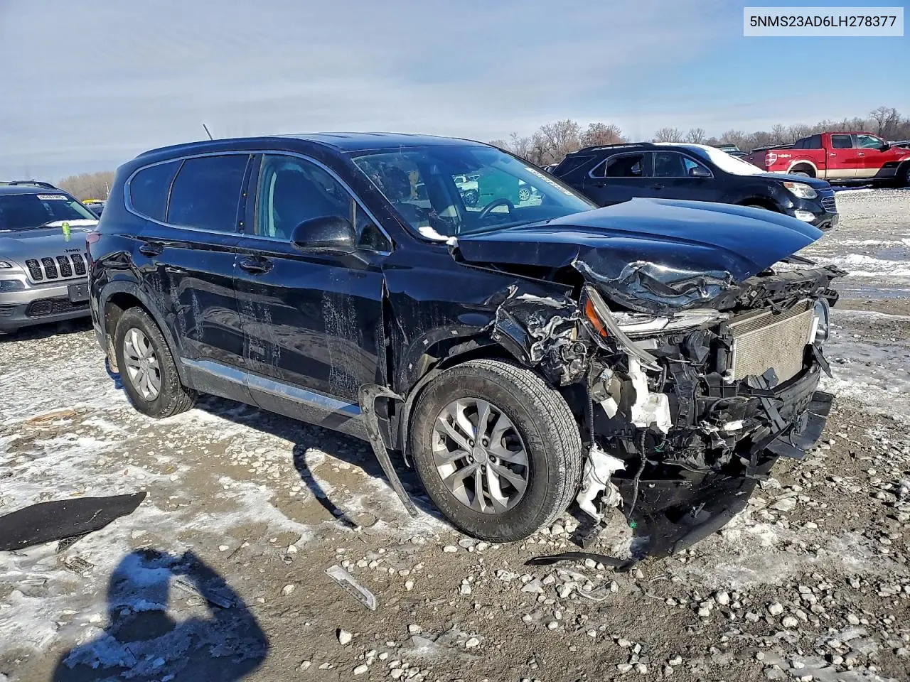 5NMS23AD6LH278377 2020 Hyundai Santa Fe Se