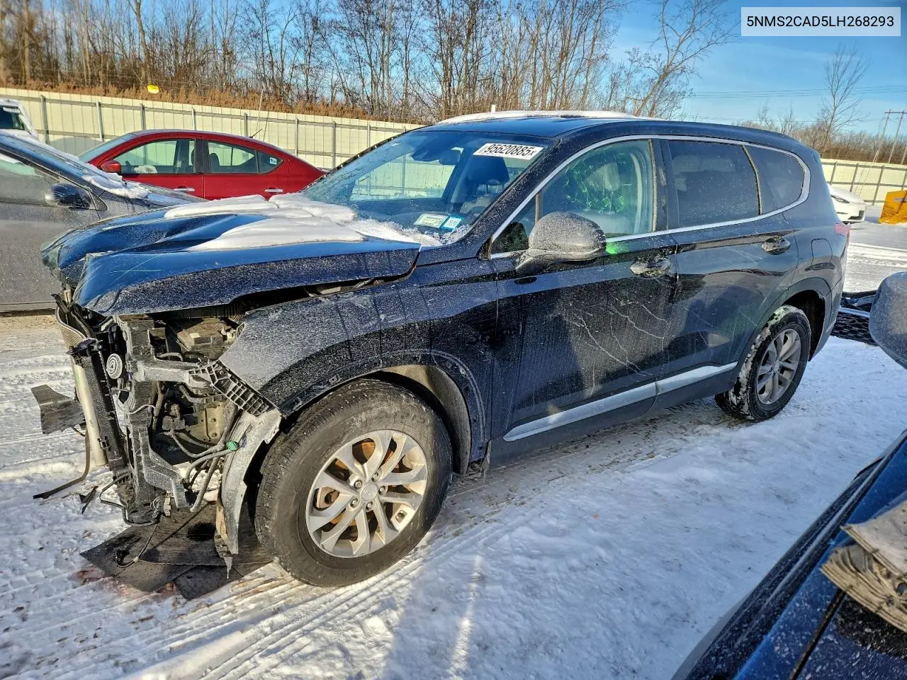 5NMS2CAD5LH268293 2020 Hyundai Santa Fe Se