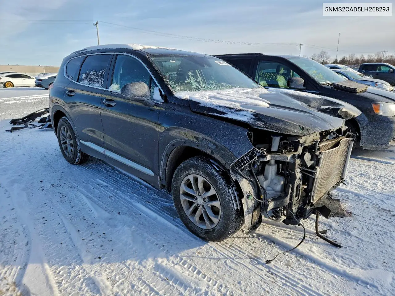 5NMS2CAD5LH268293 2020 Hyundai Santa Fe Se