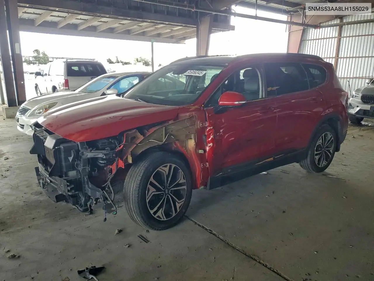 5NMS53AA8LH155029 2020 Hyundai Santa Fe Limited