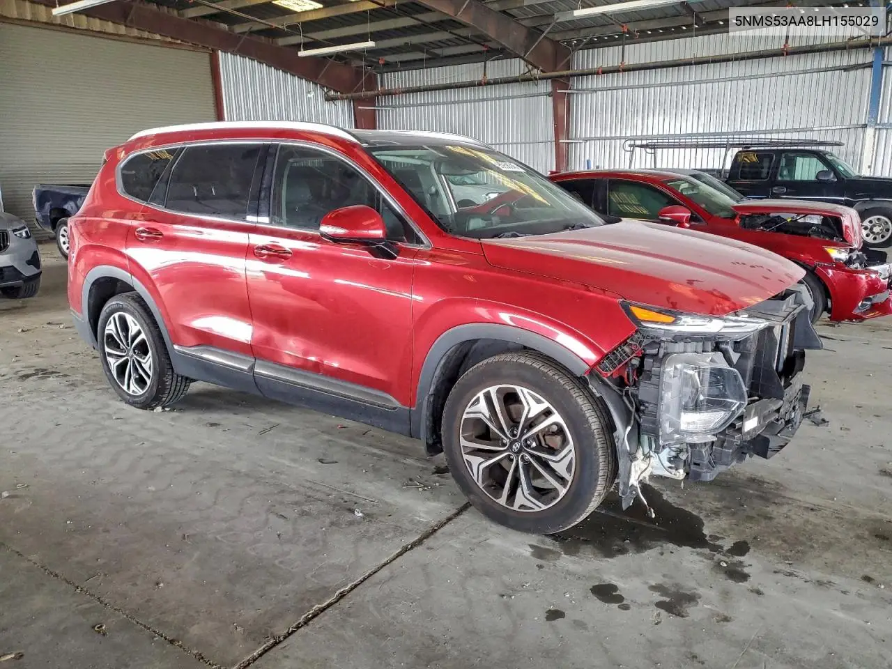 5NMS53AA8LH155029 2020 Hyundai Santa Fe Limited