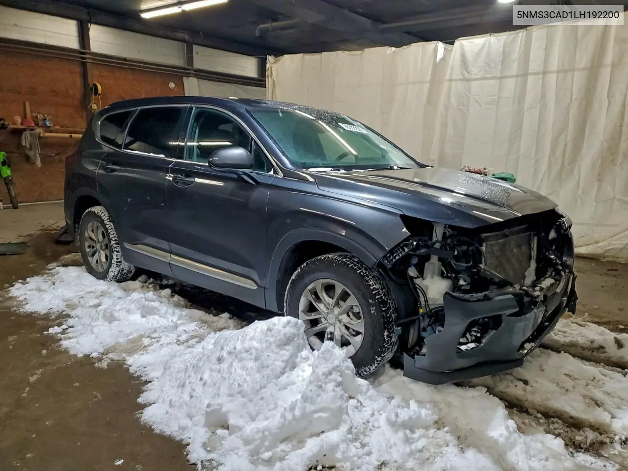 5NMS3CAD1LH192200 2020 Hyundai Santa Fe Sel
