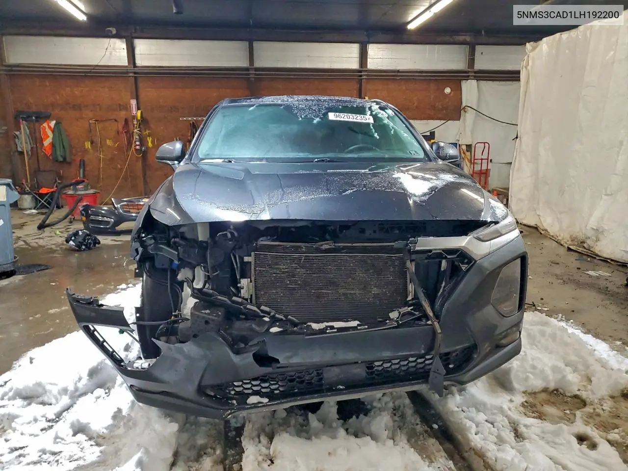 5NMS3CAD1LH192200 2020 Hyundai Santa Fe Sel