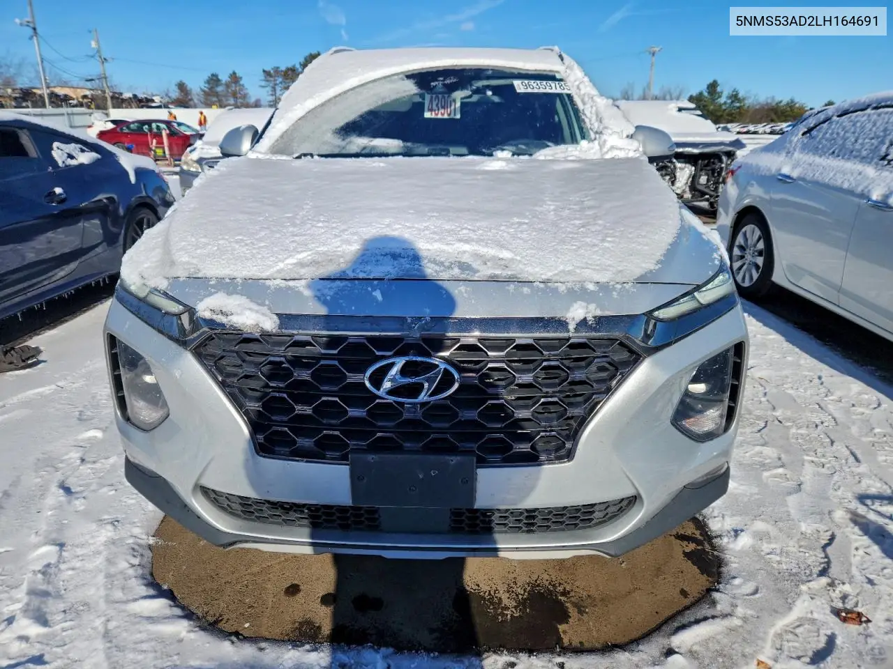 5NMS53AD2LH164691 2020 Hyundai Santa Fe Limited