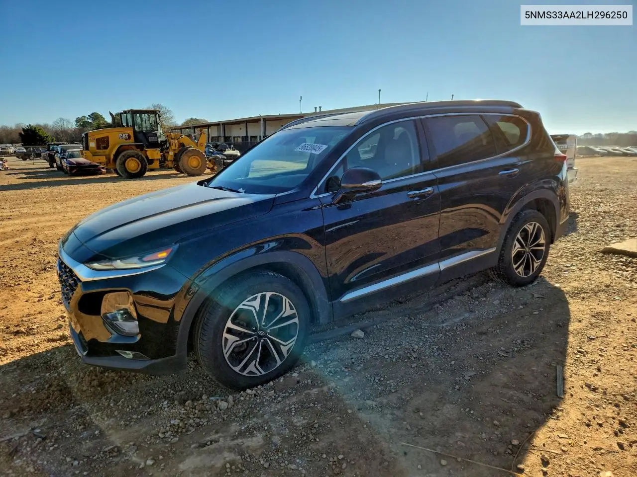 5NMS33AA2LH296250 2020 Hyundai Santa Fe Sel