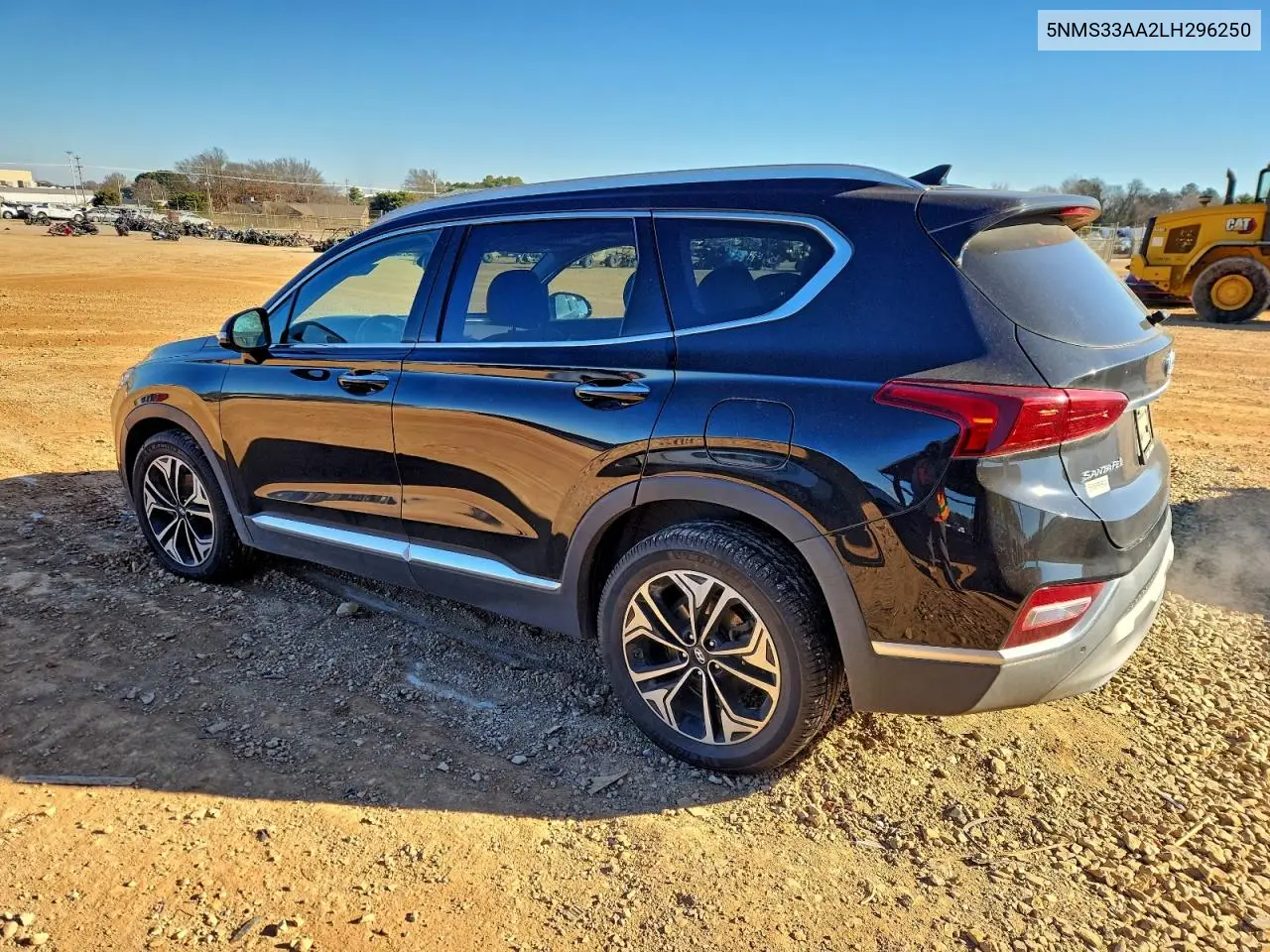 5NMS33AA2LH296250 2020 Hyundai Santa Fe Sel
