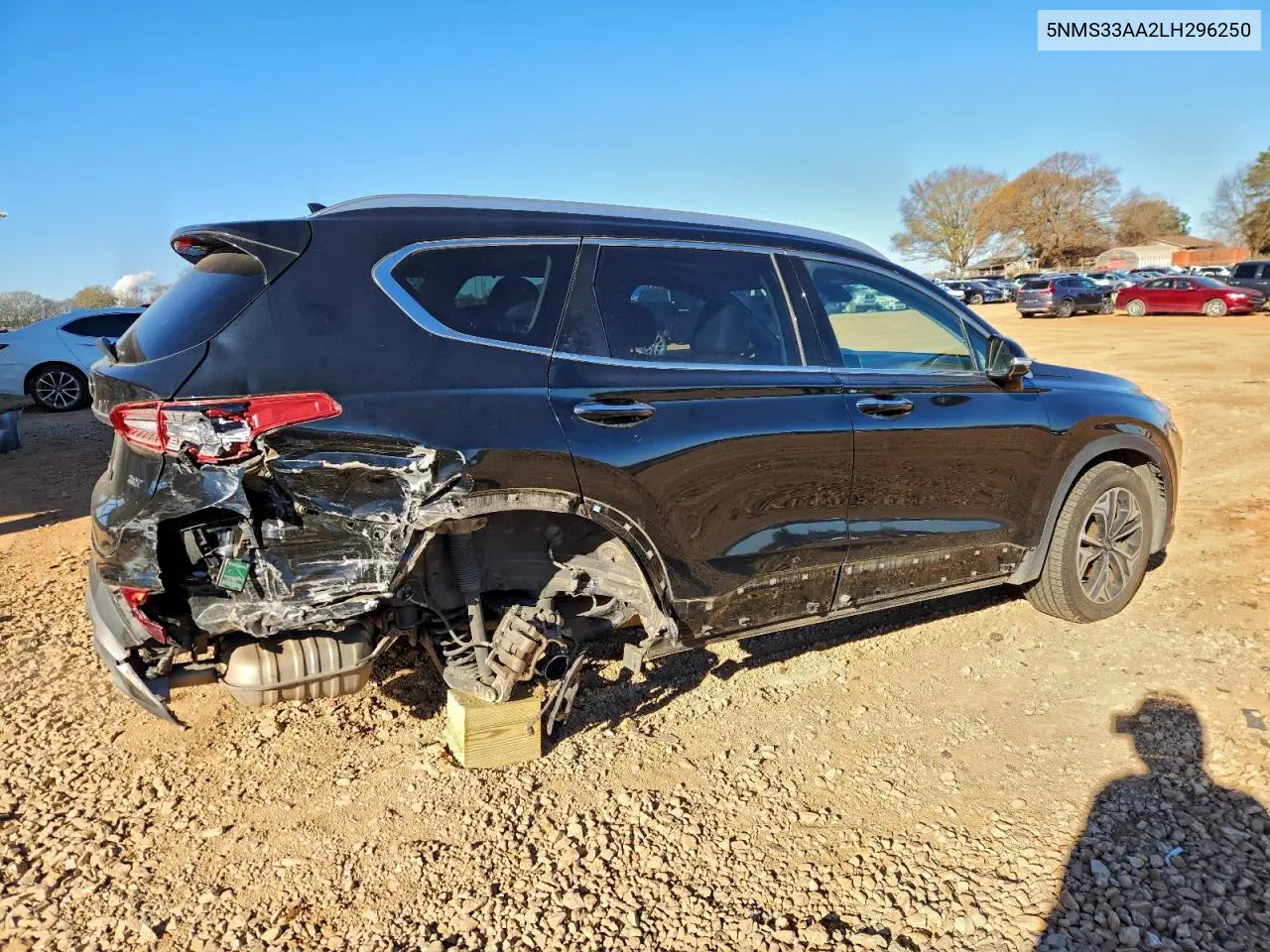 5NMS33AA2LH296250 2020 Hyundai Santa Fe Sel