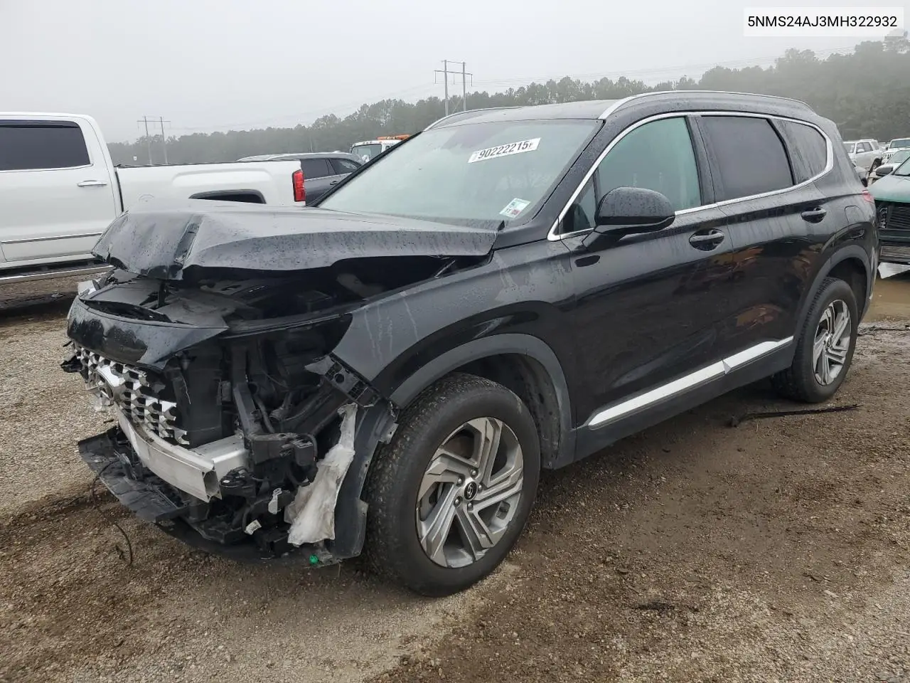5NMS24AJ3MH322932 2021 Hyundai Santa Fe Sel