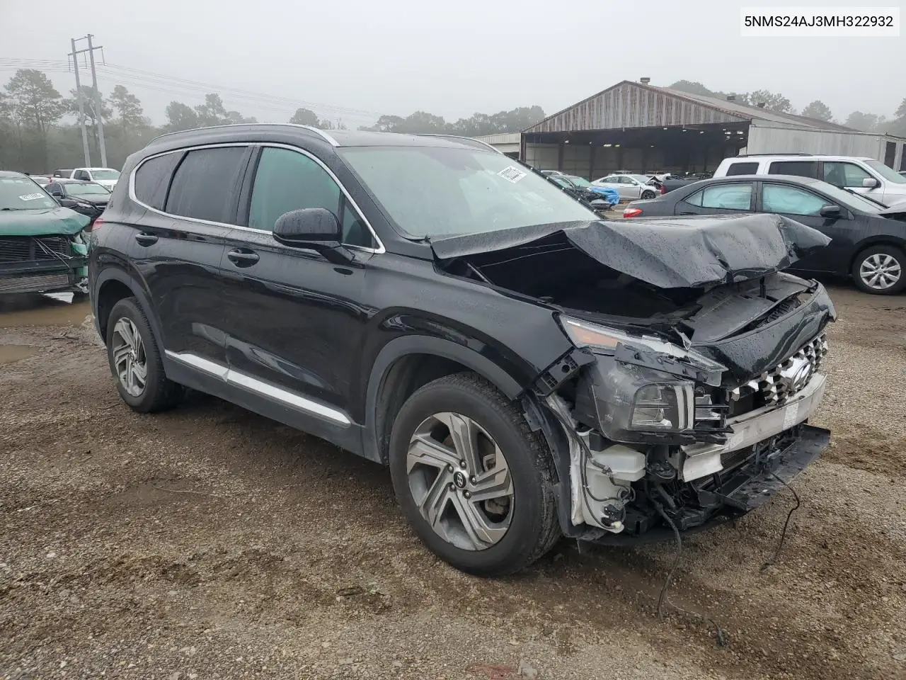 5NMS24AJ3MH322932 2021 Hyundai Santa Fe Sel