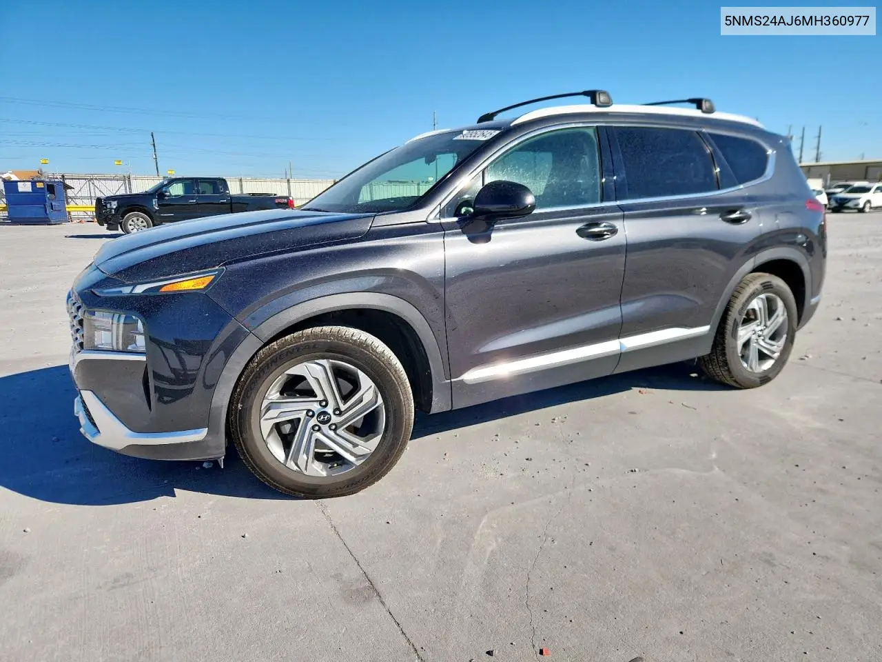 5NMS24AJ6MH360977 2021 Hyundai Santa Fe Sel