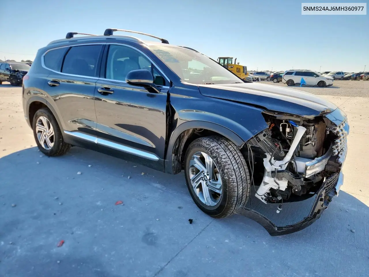 5NMS24AJ6MH360977 2021 Hyundai Santa Fe Sel