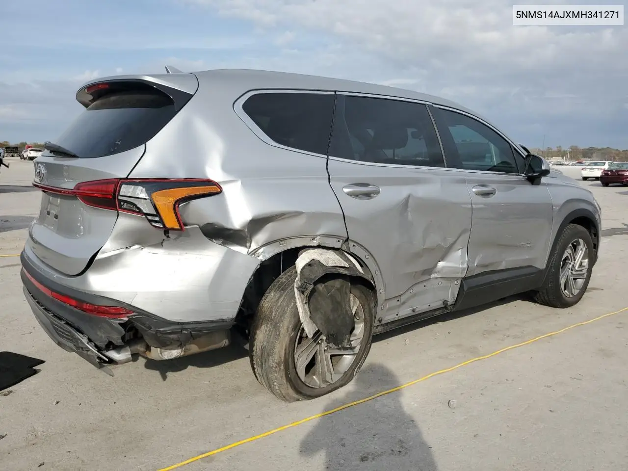 5NMS14AJXMH341271 2021 Hyundai Santa Fe Se