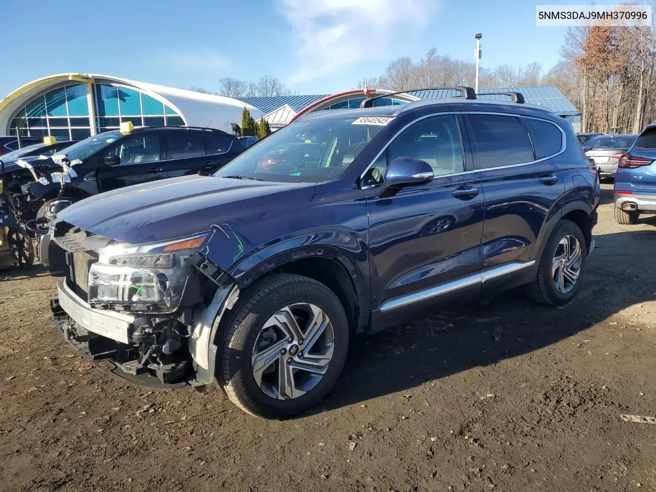 5NMS3DAJ9MH370996 2021 Hyundai Santa Fe Sel