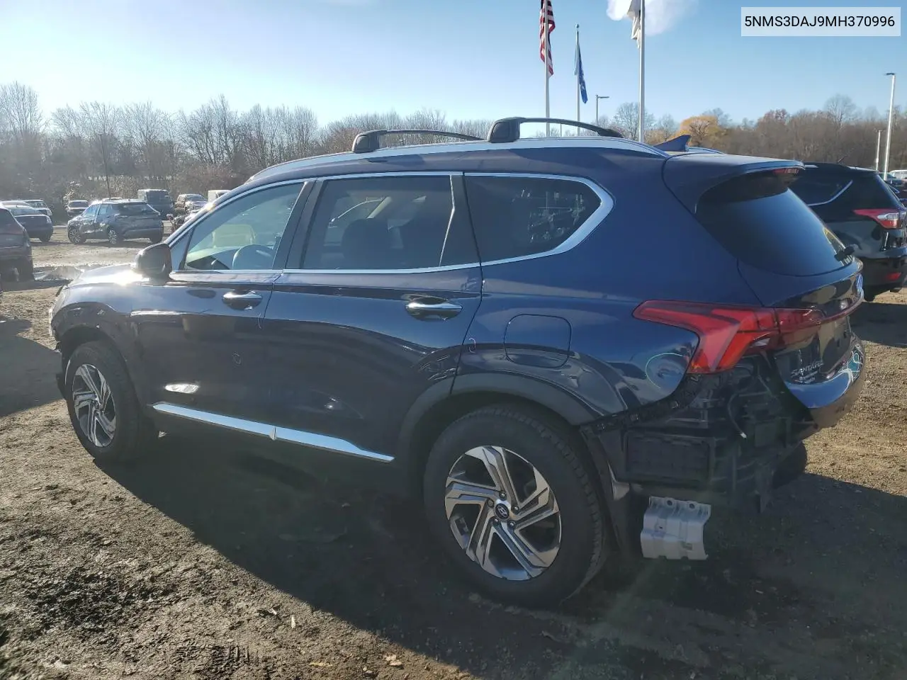 5NMS3DAJ9MH370996 2021 Hyundai Santa Fe Sel
