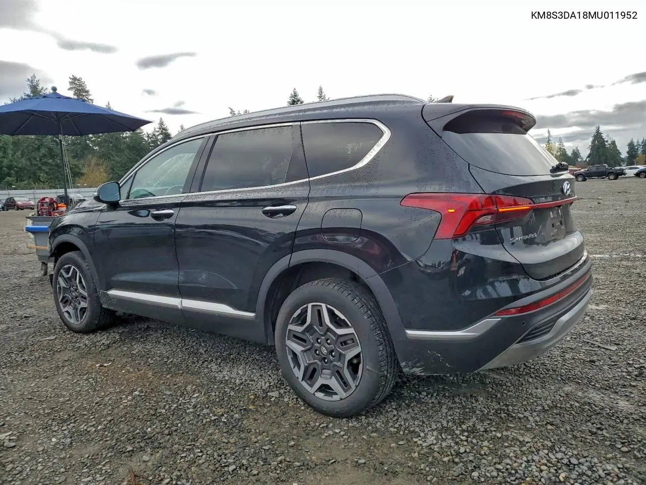 KM8S3DA18MU011952 2021 Hyundai Santa Fe Sel Premium