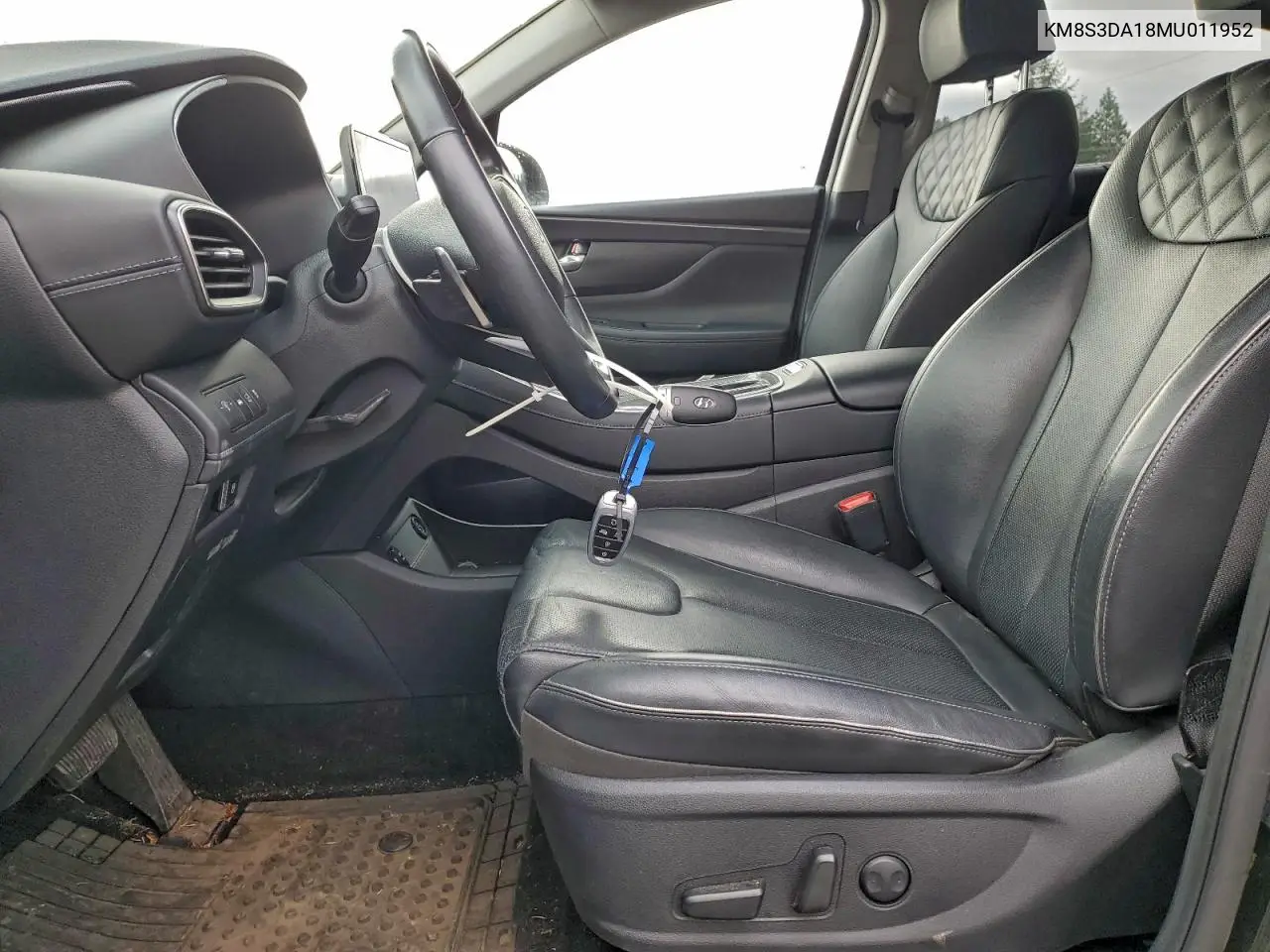 KM8S3DA18MU011952 2021 Hyundai Santa Fe Sel Premium