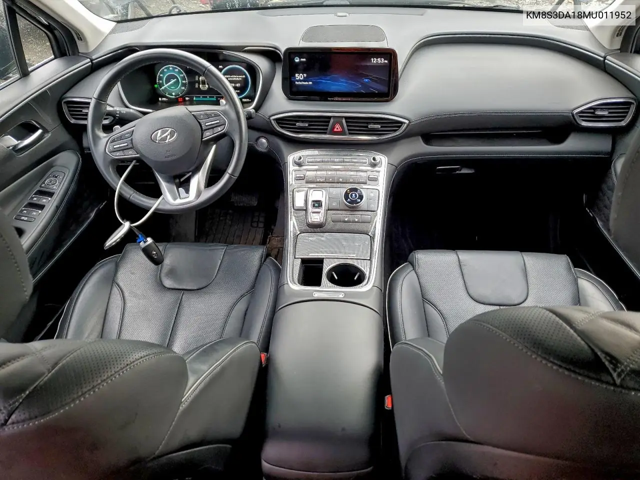 KM8S3DA18MU011952 2021 Hyundai Santa Fe Sel Premium