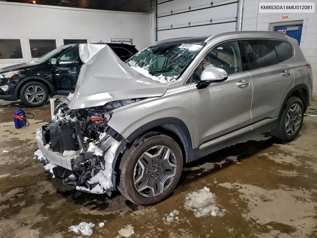 KM8S3DA16MU012081 2021 Hyundai Santa Fe Sel Premium