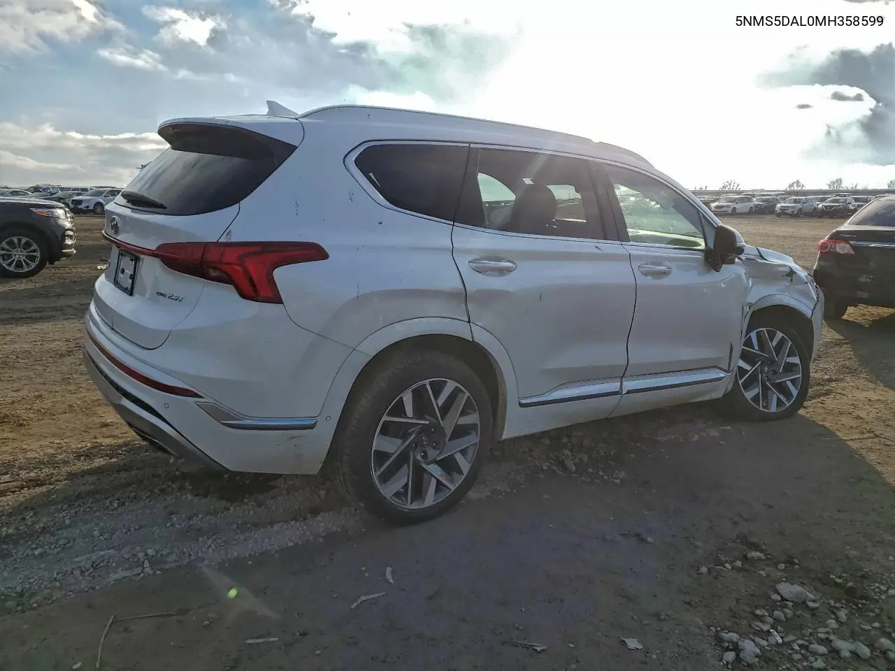 5NMS5DAL0MH358599 2021 Hyundai Santa Fe Calligraphy
