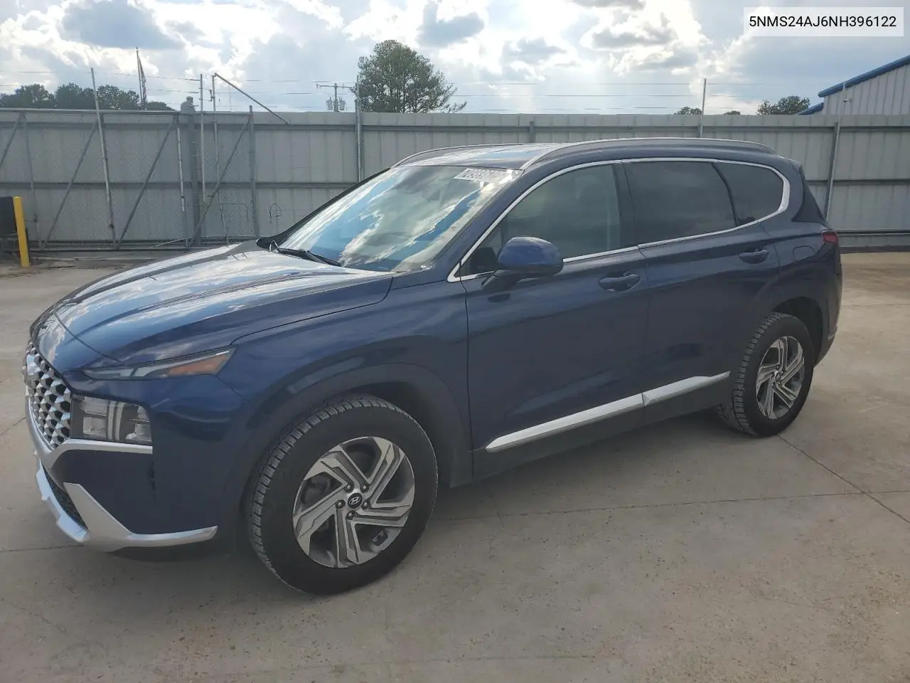 5NMS24AJ6NH396122 2022 Hyundai Santa Fe Sel