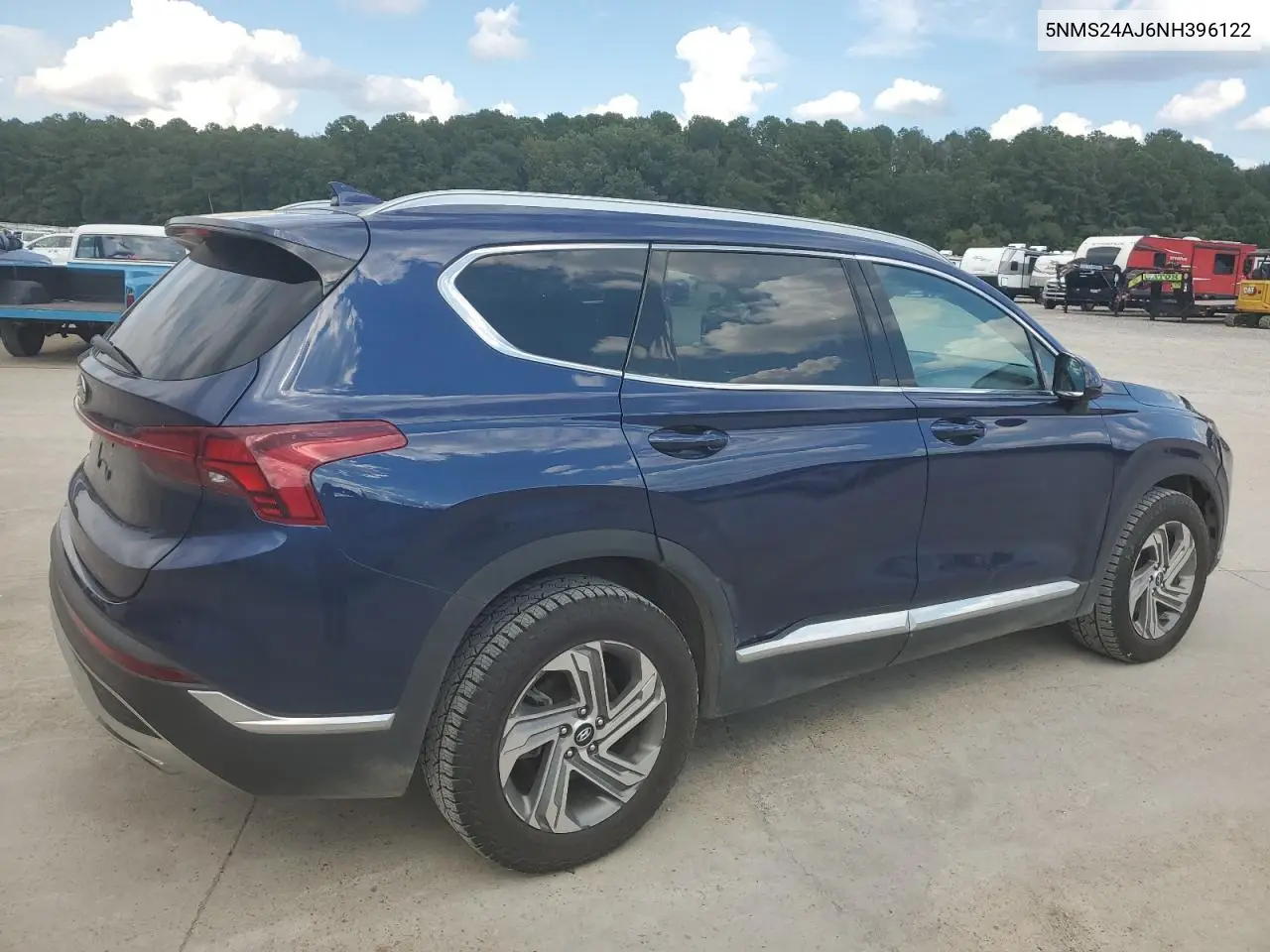 5NMS24AJ6NH396122 2022 Hyundai Santa Fe Sel