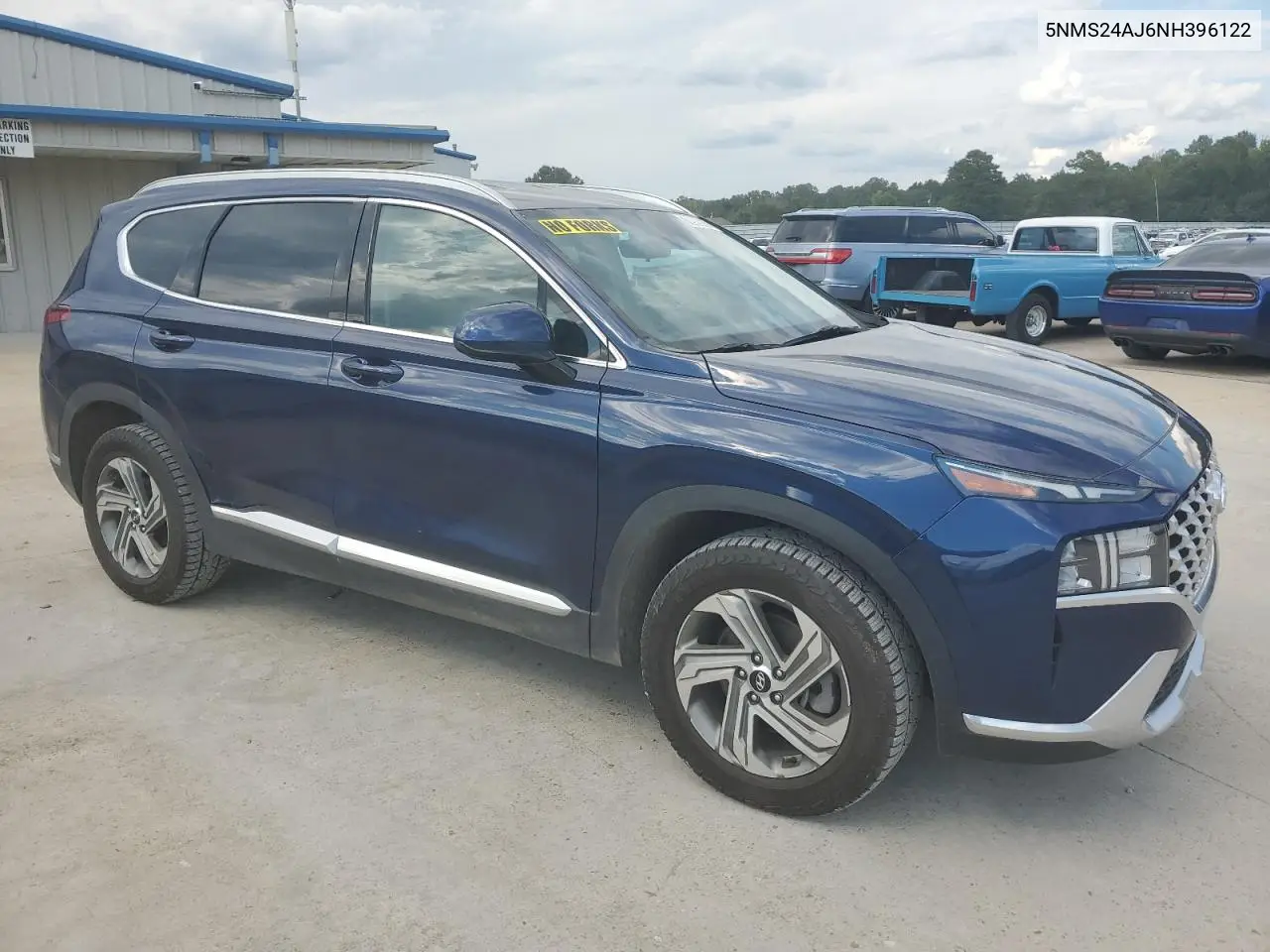 5NMS24AJ6NH396122 2022 Hyundai Santa Fe Sel