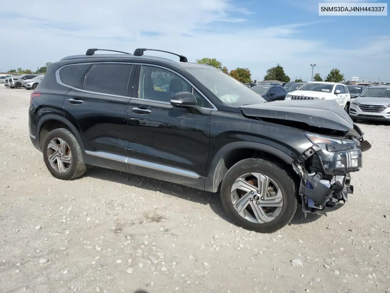5NMS3DAJ4NH443337 2022 Hyundai Santa Fe Sel