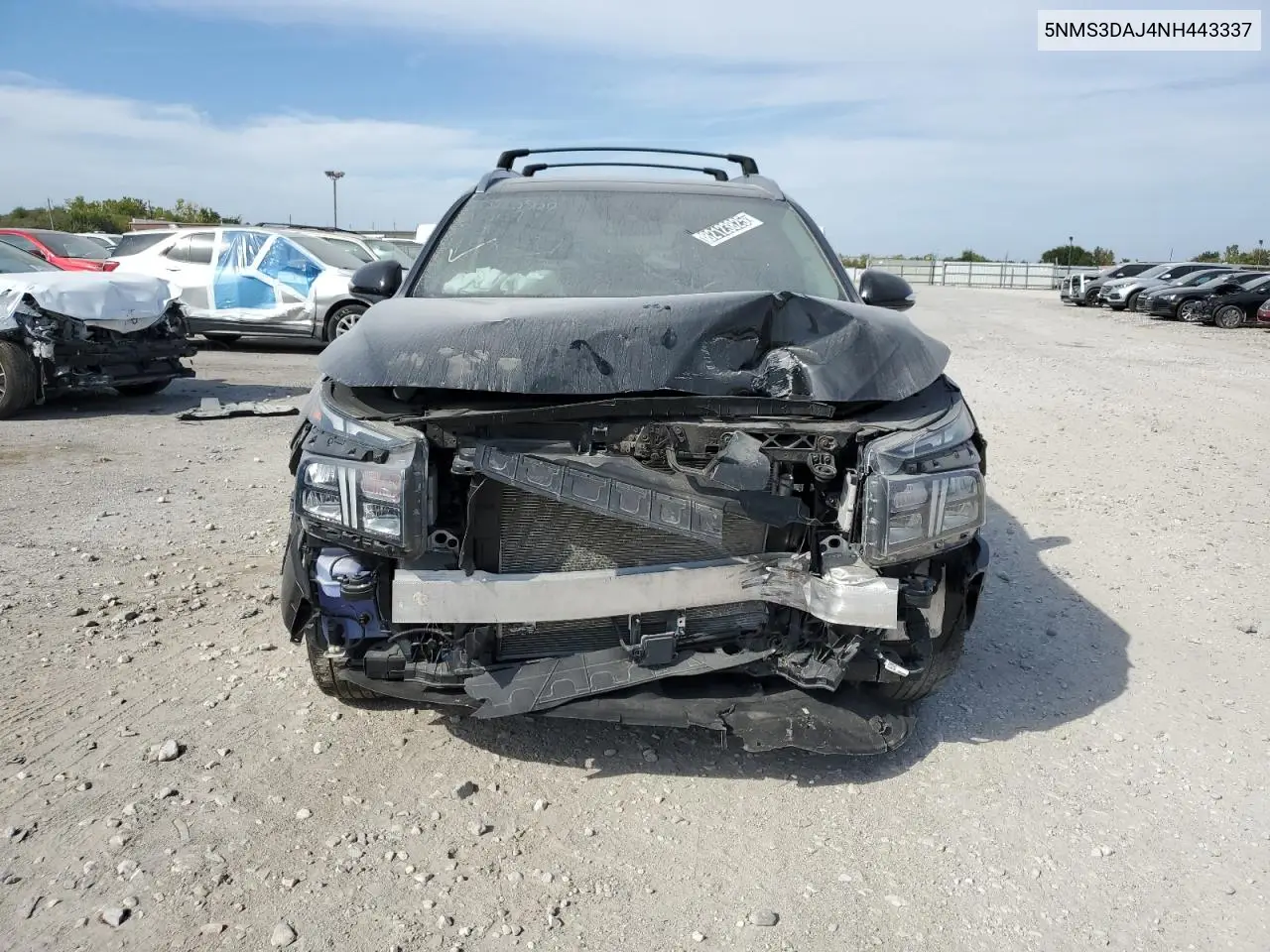 5NMS3DAJ4NH443337 2022 Hyundai Santa Fe Sel