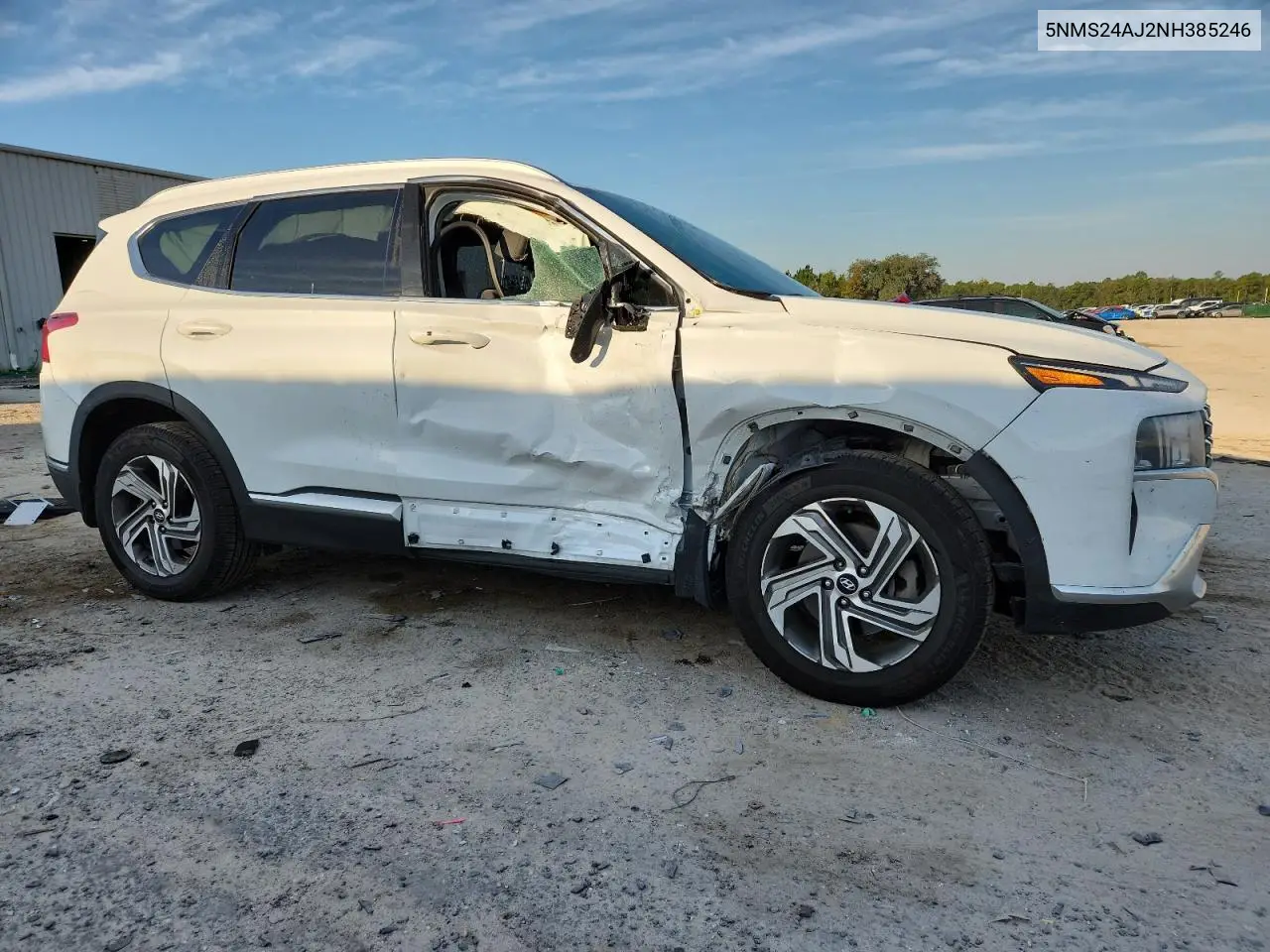 5NMS24AJ2NH385246 2022 Hyundai Santa Fe Sel