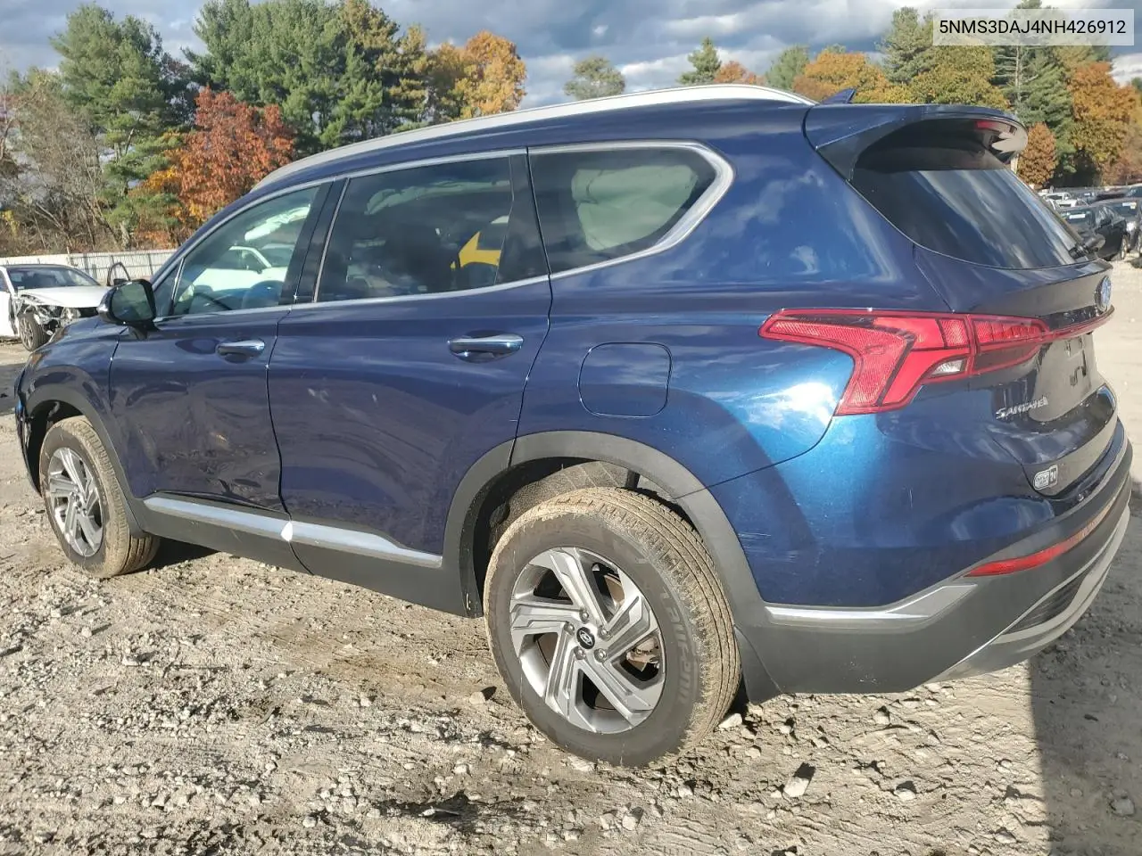 5NMS3DAJ4NH426912 2022 Hyundai Santa Fe Sel