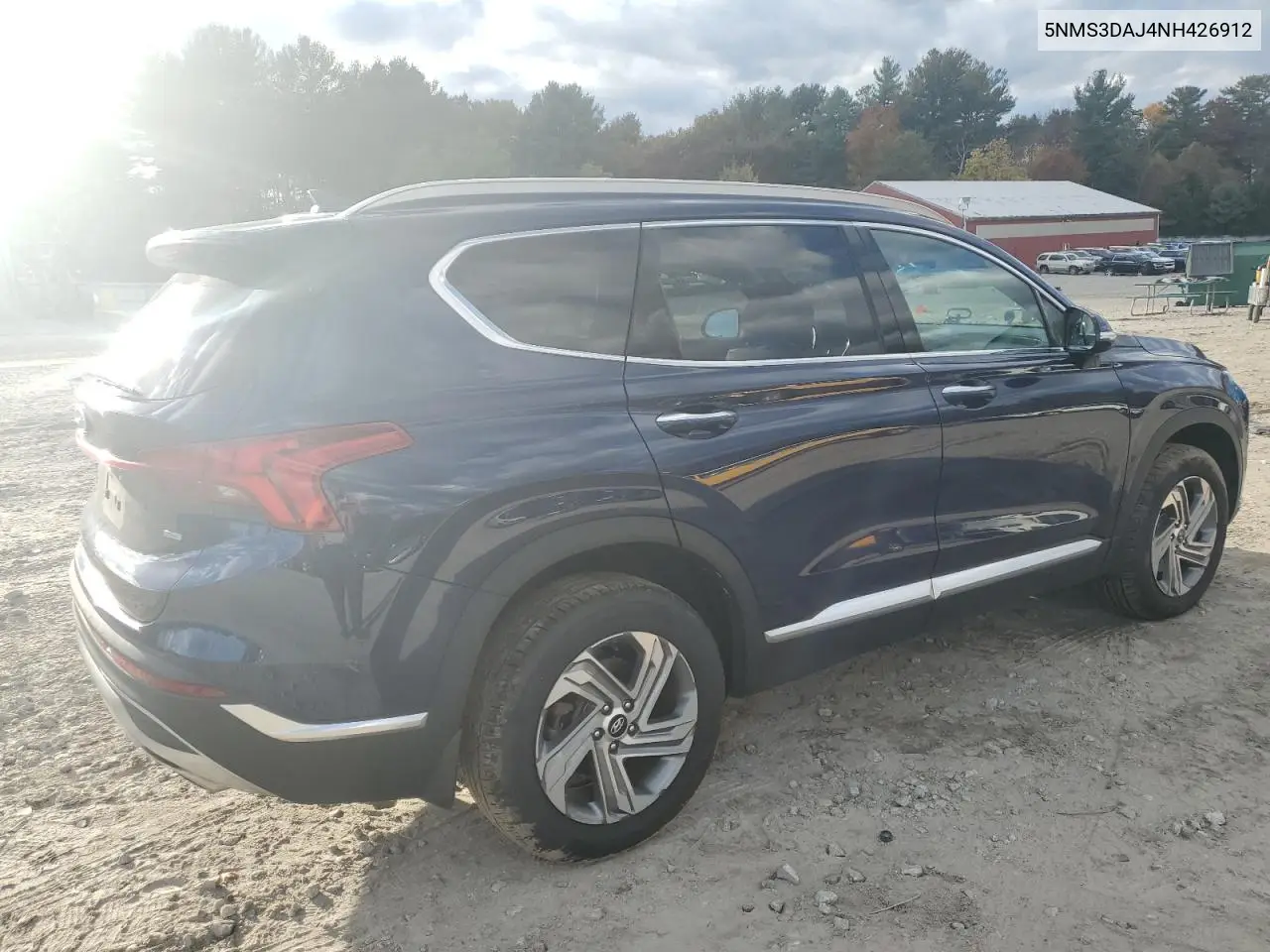 5NMS3DAJ4NH426912 2022 Hyundai Santa Fe Sel