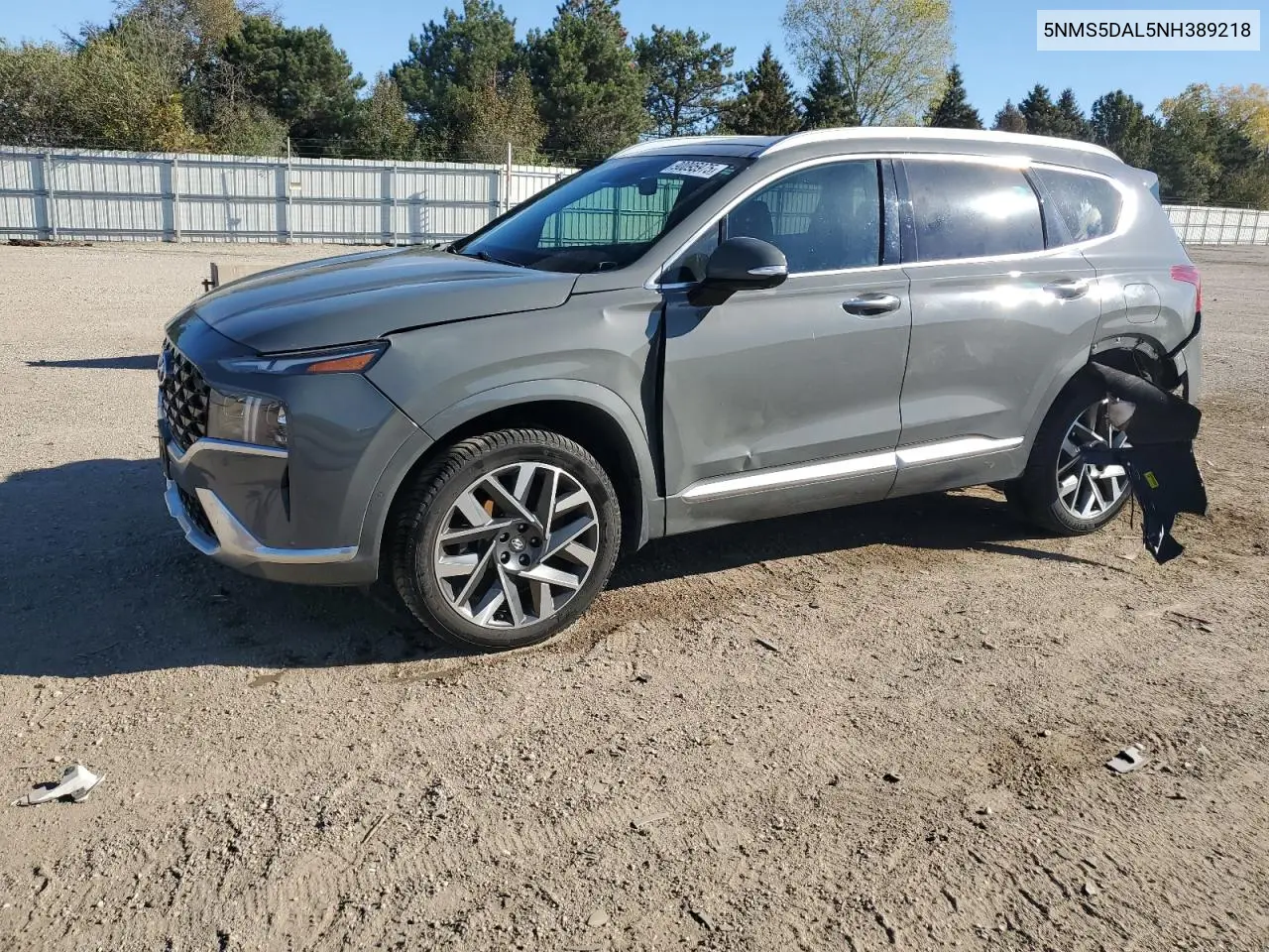 5NMS5DAL5NH389218 2022 Hyundai Santa Fe Calligraphy