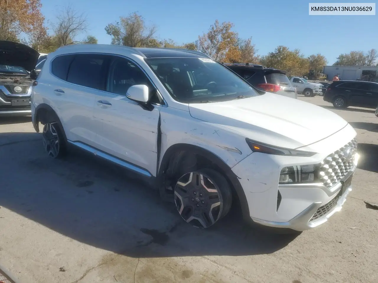KM8S3DA13NU036629 2022 Hyundai Santa Fe Sel Premium