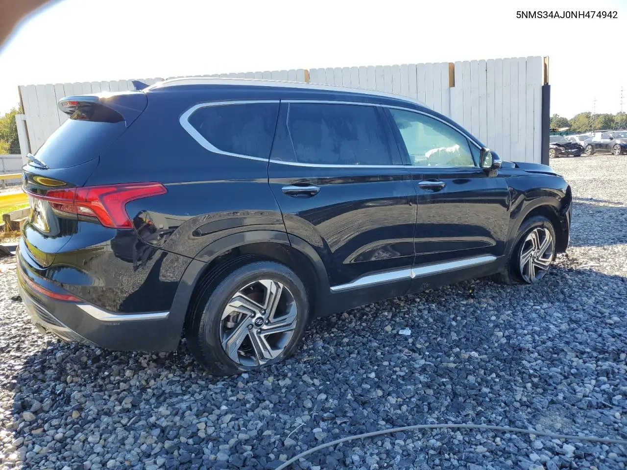 5NMS34AJ0NH474942 2022 Hyundai Santa Fe Sel