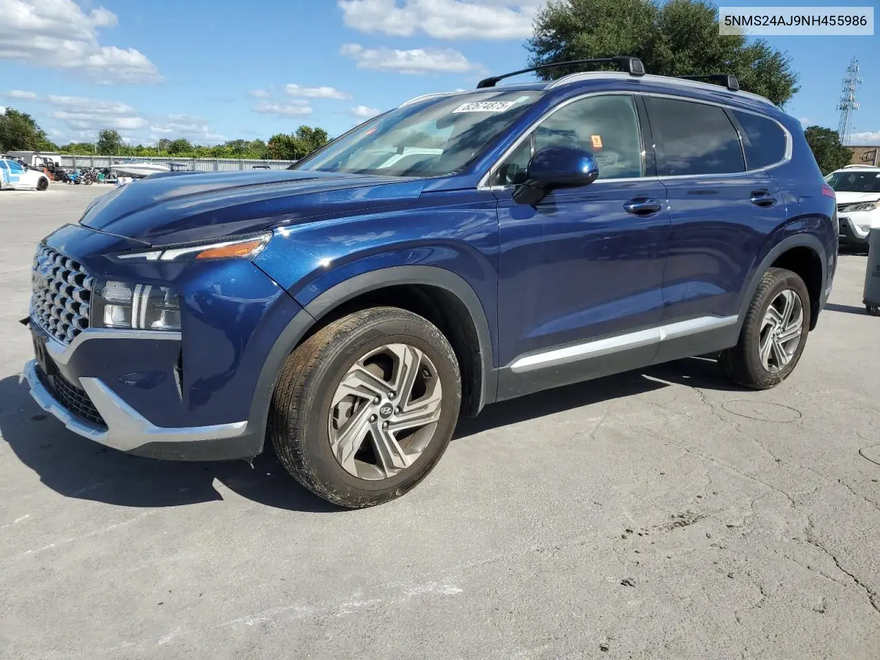 5NMS24AJ9NH455986 2022 Hyundai Santa Fe Sel