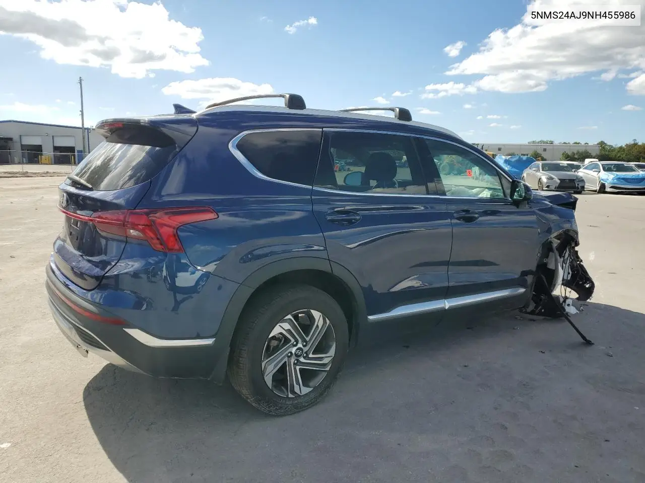 5NMS24AJ9NH455986 2022 Hyundai Santa Fe Sel