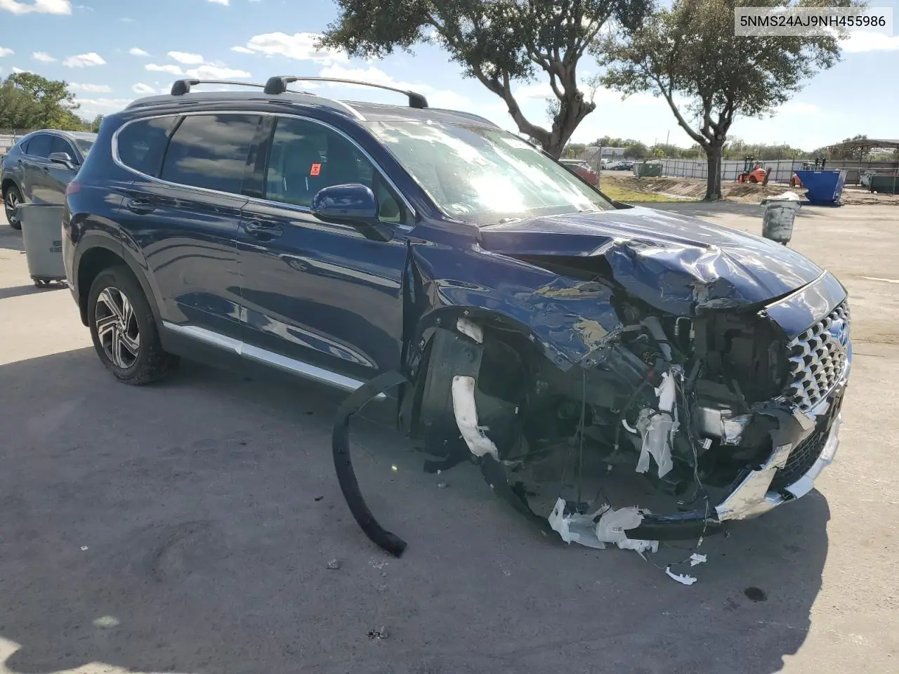 5NMS24AJ9NH455986 2022 Hyundai Santa Fe Sel