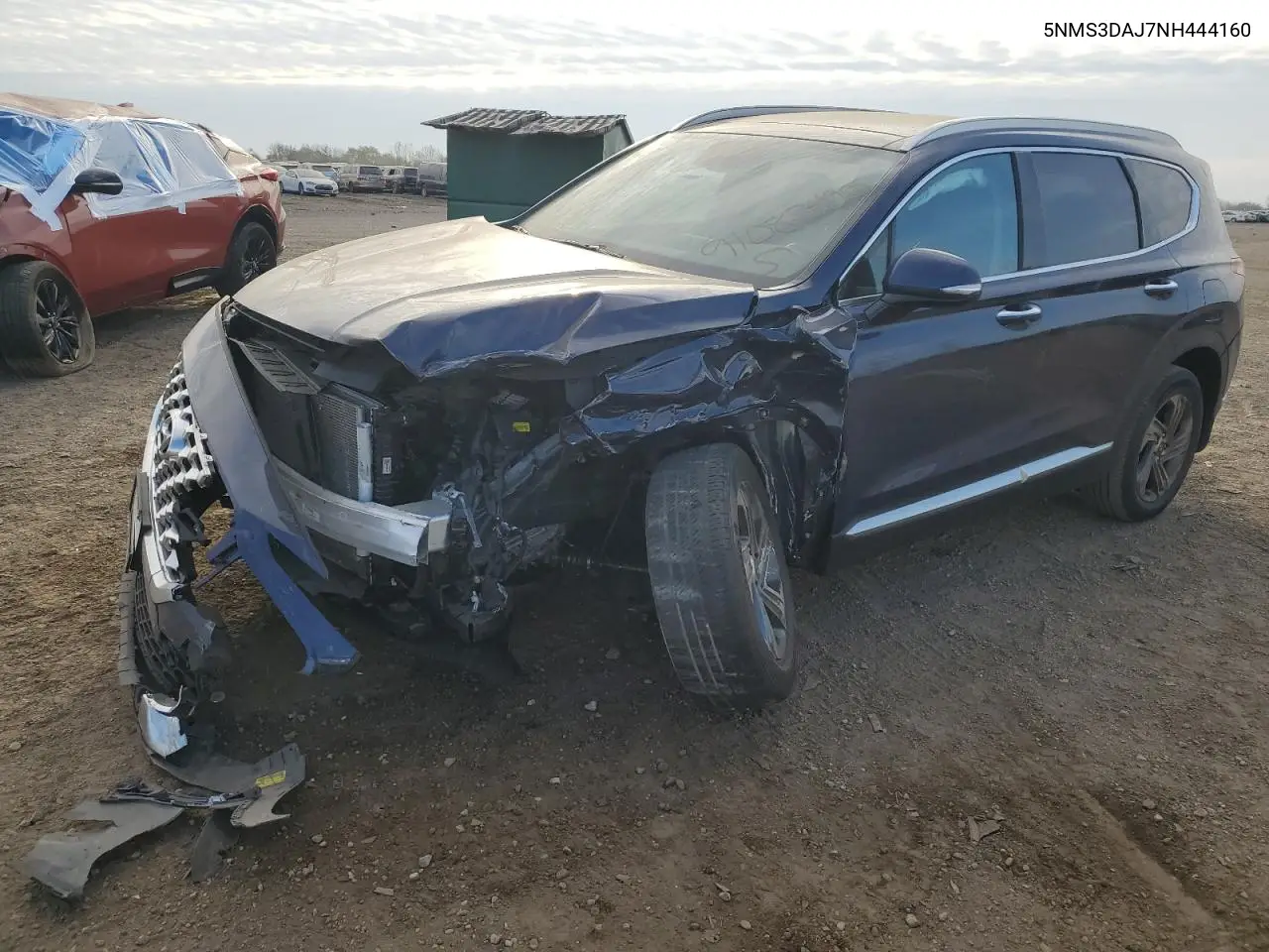 5NMS3DAJ7NH444160 2022 Hyundai Santa Fe Sel