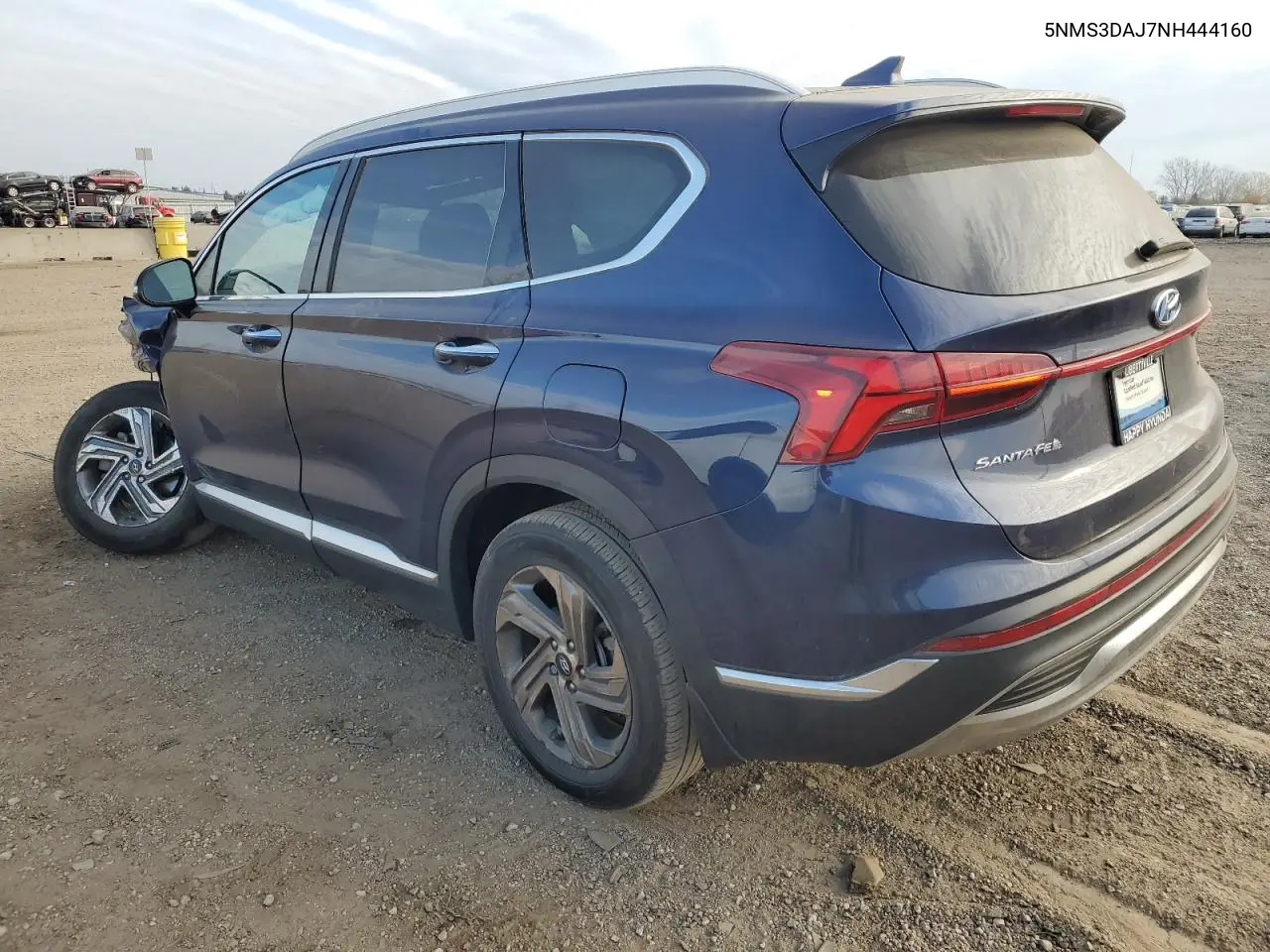 5NMS3DAJ7NH444160 2022 Hyundai Santa Fe Sel