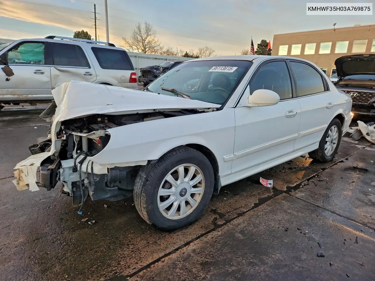 KMHWF35H03A769875 2003 Hyundai Sonata Gls