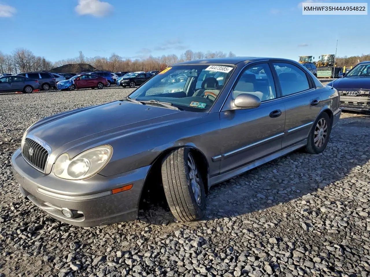 KMHWF35H44A954822 2004 Hyundai Sonata Gls