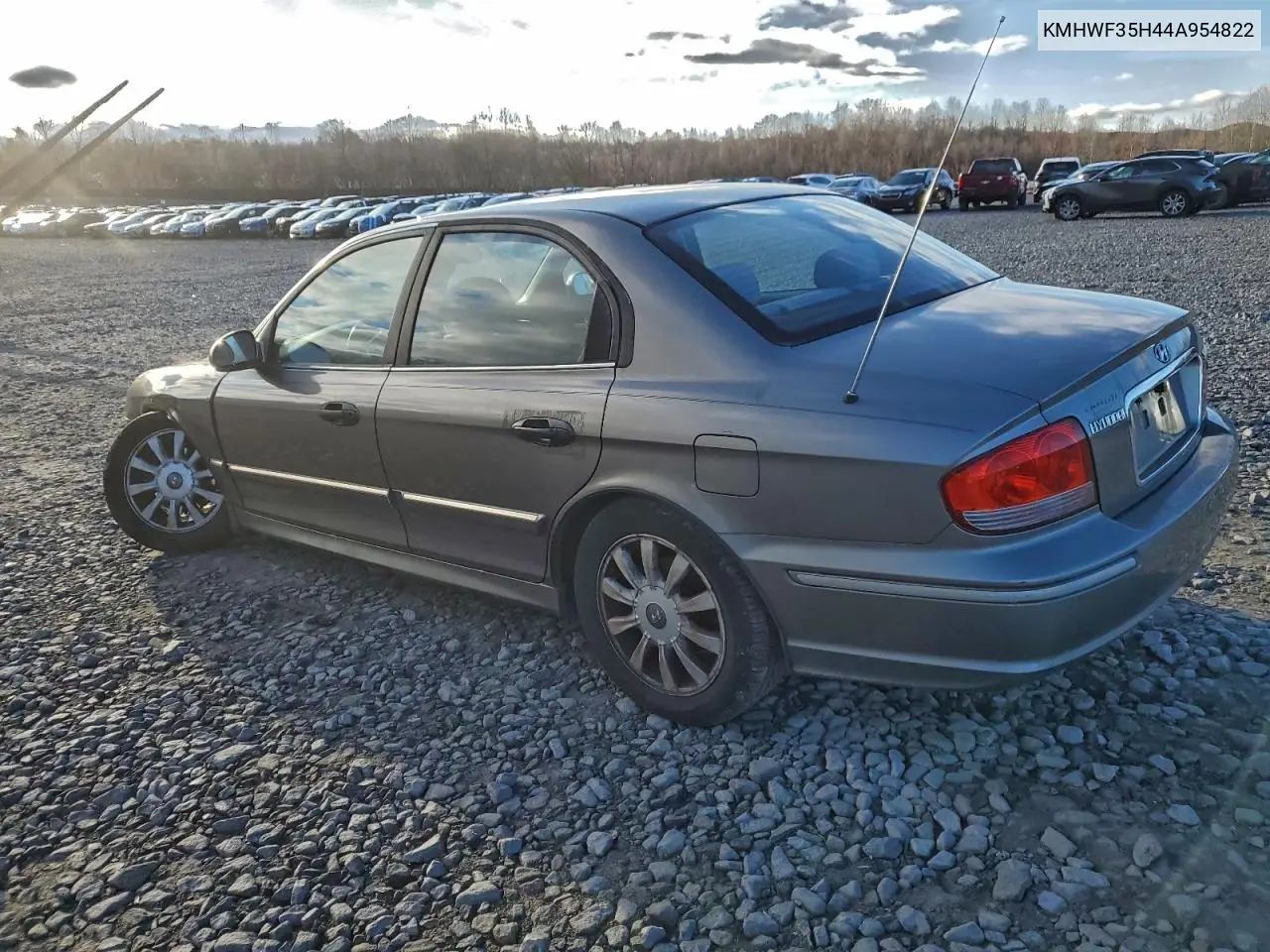 KMHWF35H44A954822 2004 Hyundai Sonata Gls