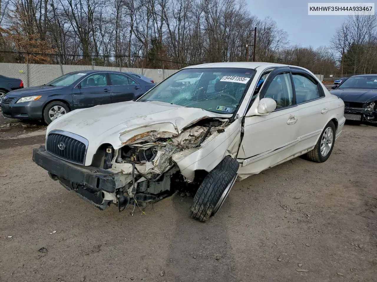 KMHWF35H44A933467 2004 Hyundai Sonata Gls