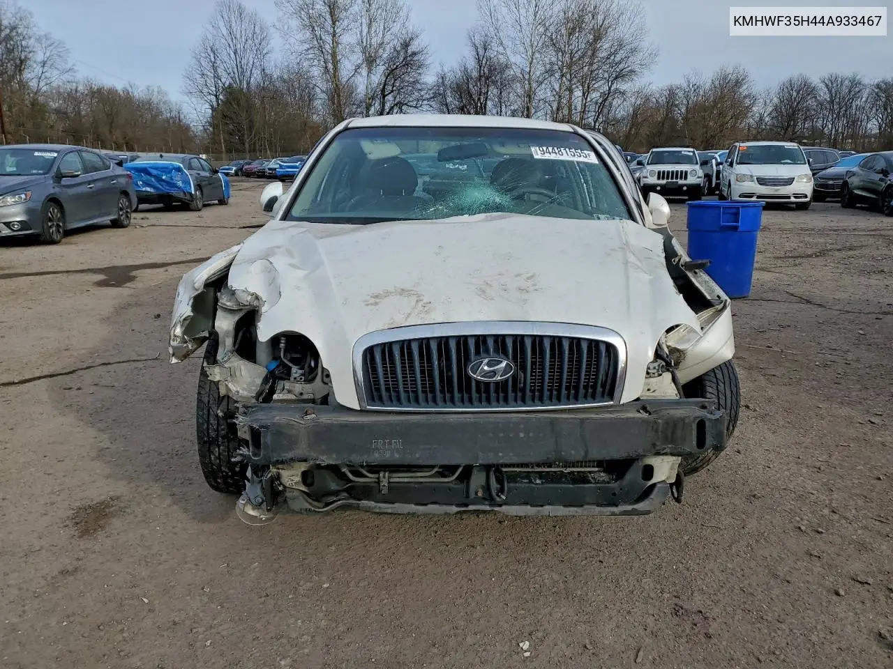 KMHWF35H44A933467 2004 Hyundai Sonata Gls
